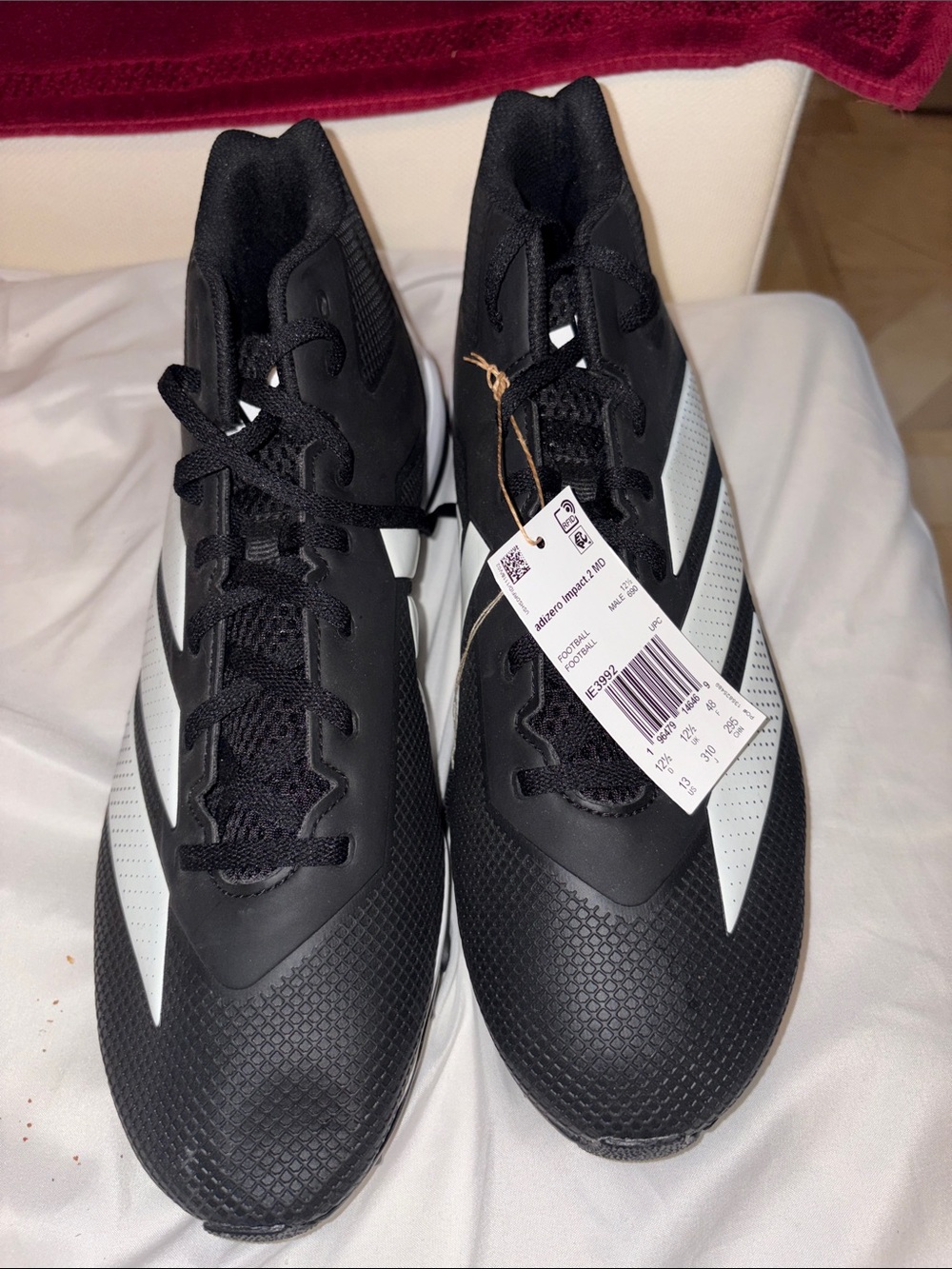 adidas Black Men's Athletic Shoes with White Stripes